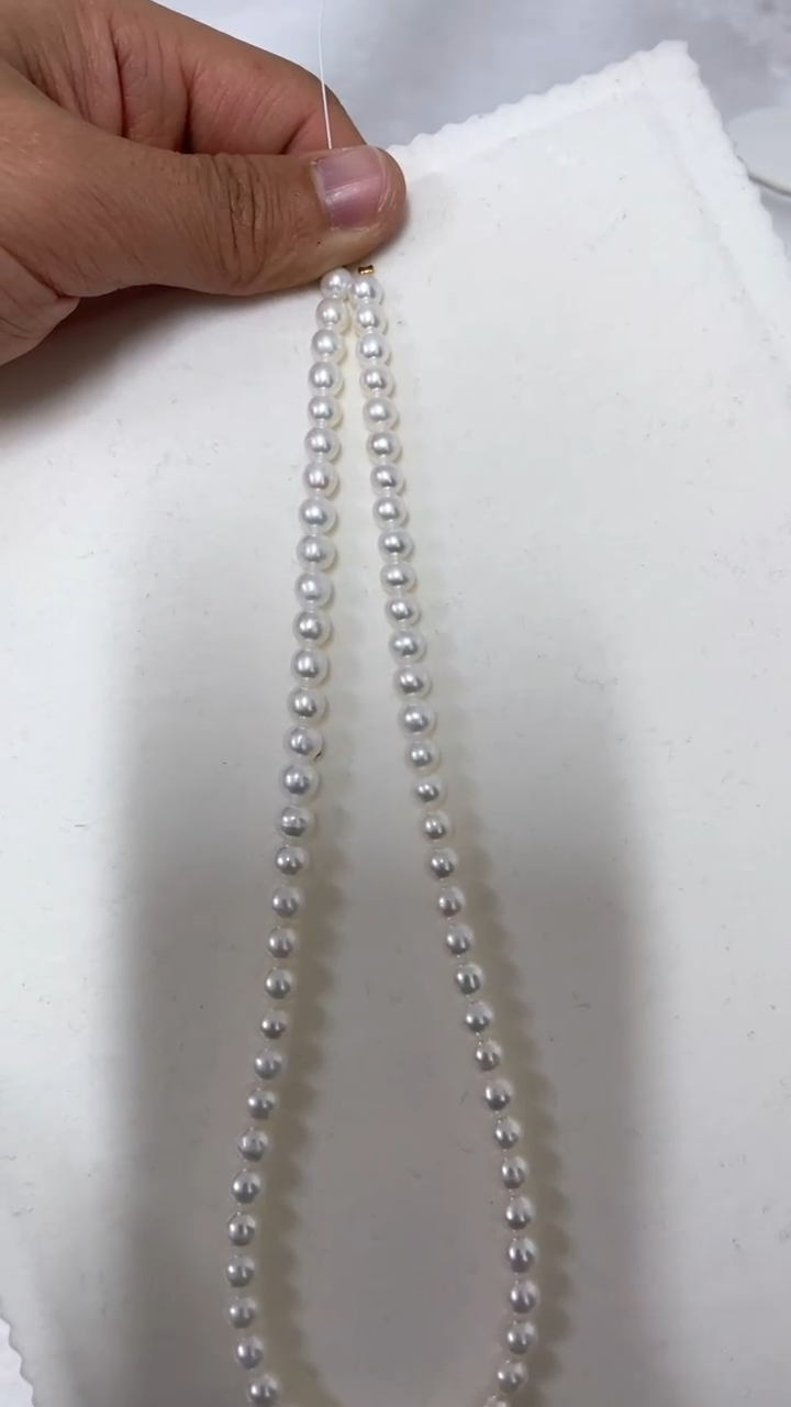 【闪购商品】淡水珍珠颈饰银S925镶嵌5.5-6.5