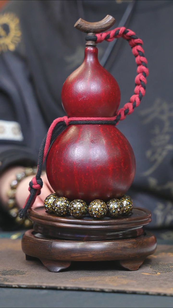 【闪购商品】YG243大漆酒葫芦不包手串及旋转底座