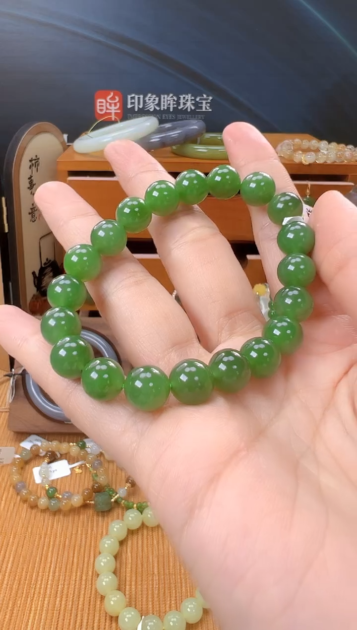 未镶嵌手串和田玉多样性拍一发一 cg