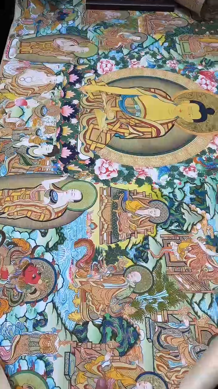 卷轴画【主播精品】高端卷轴画——唐卡AA011释迦摩尼