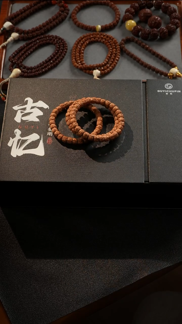 手串金刚菩提藏切佛手单圈8mm＋