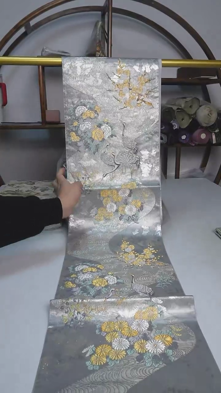 【闪购商品】织绣79西阵织六通仙鹤