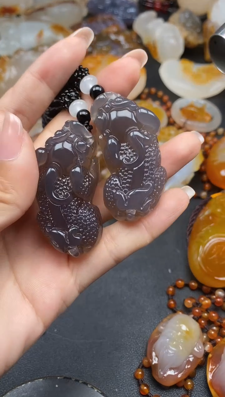 未镶嵌1玛瑙/玉髓觅*ll