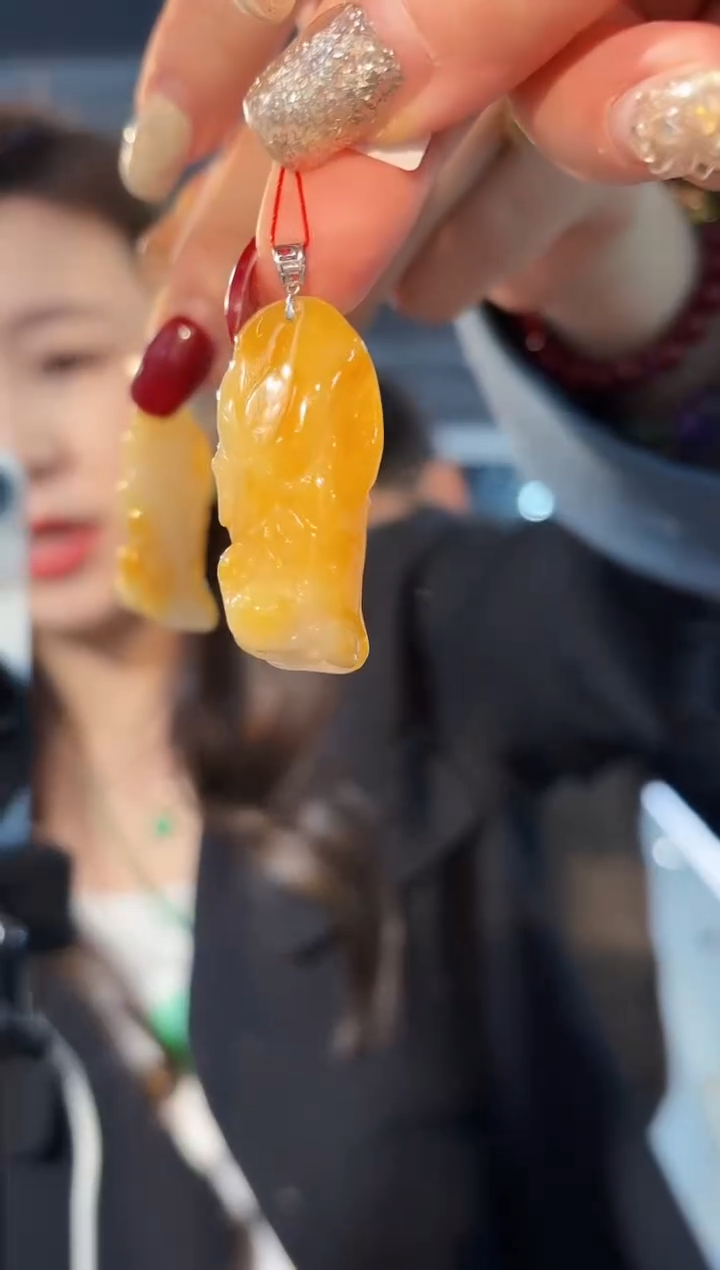 【闪购商品】翡翠颈饰18K金镶嵌缅料A货/支持复检/一件