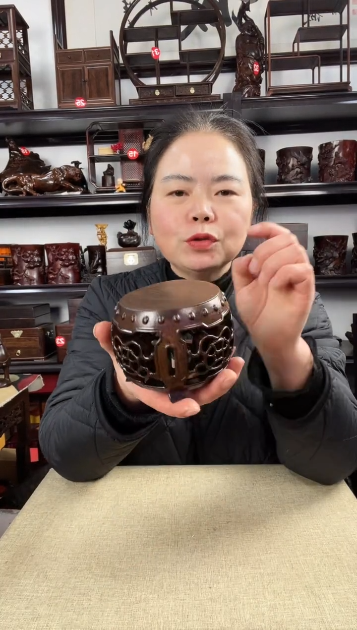 木老李红木工艺品新鼓