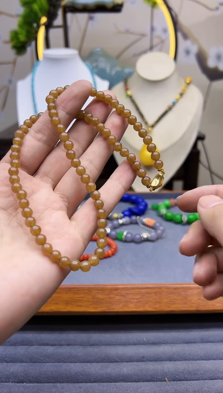 【闪购商品】和田玉颈饰14K金镶嵌X158