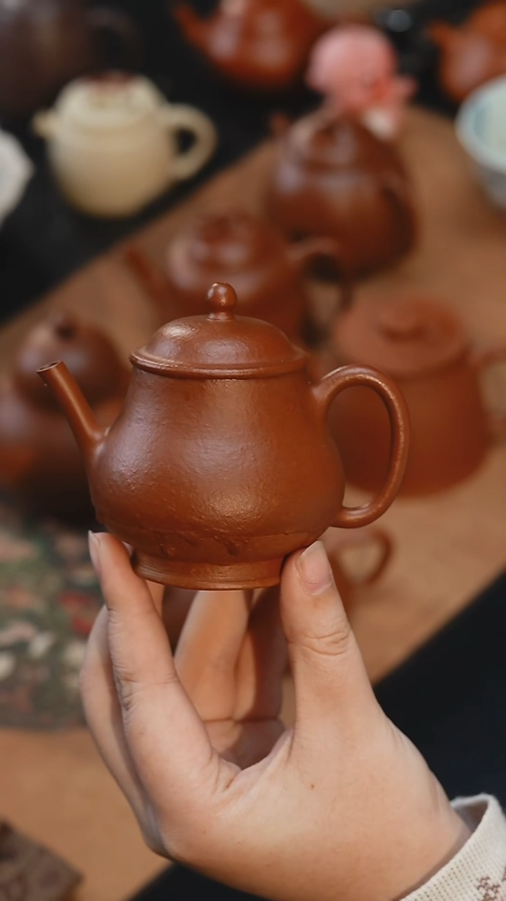 茶壶紫砂陶罐16目老朱砂