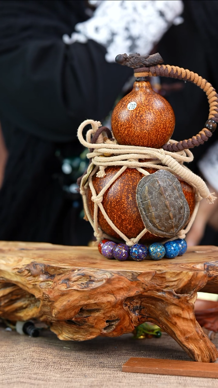 【闪购商品】210—光岳葫天然大漆酒葫芦不含漆珠