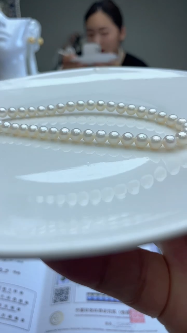 (无）  5mm+西施白色系项链