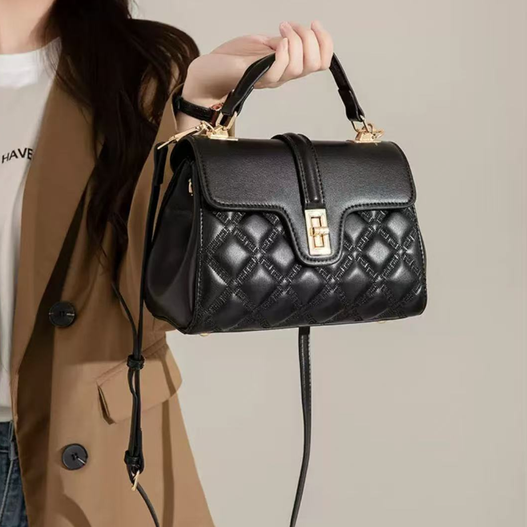 高级感斜挎包小众轻奢手提单肩包女包A055