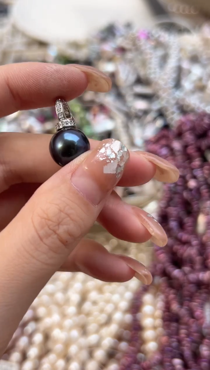 未镶嵌淡水珍珠17万能扣*吊坠