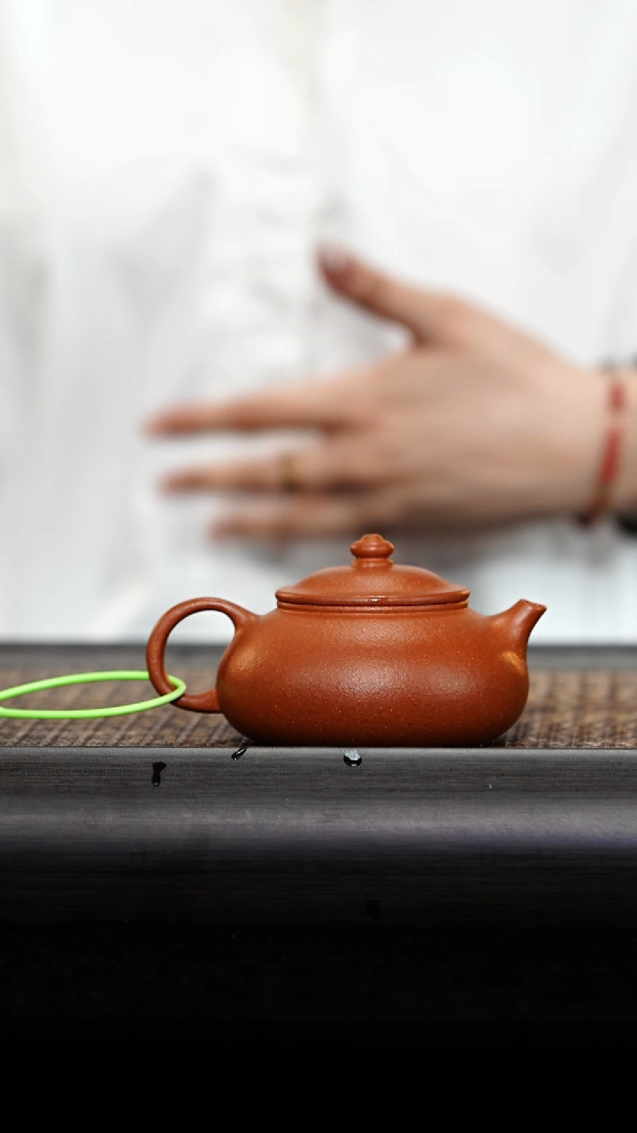 茶壶紫砂寒江（光素）160CC