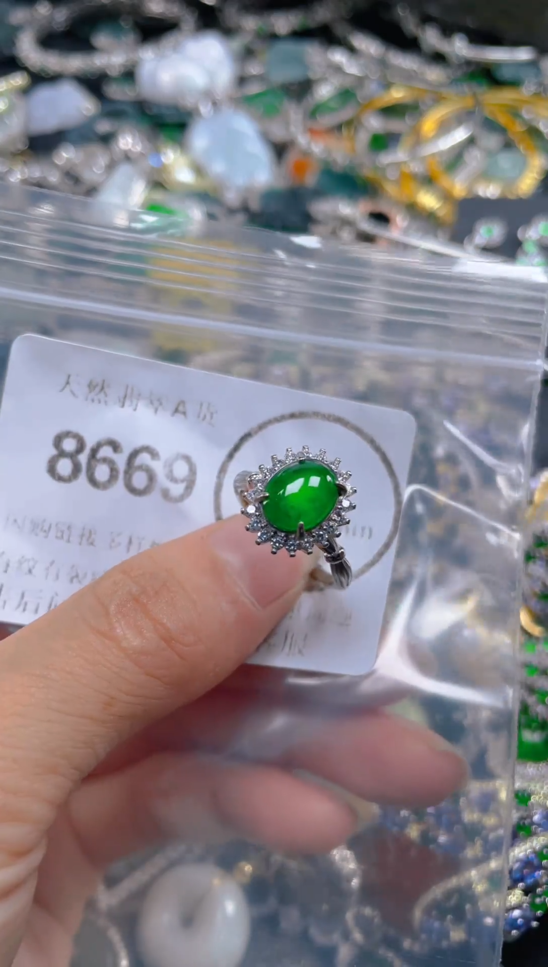 颈饰未镶嵌翡翠8669