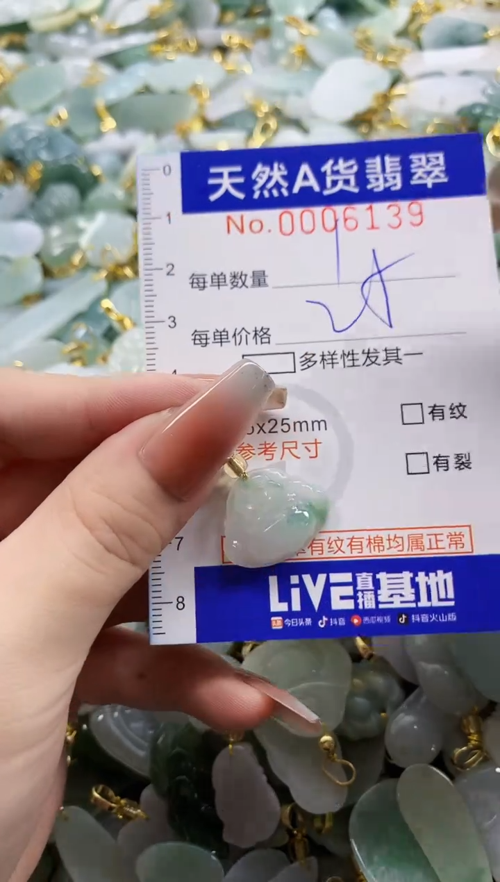 颈饰未镶嵌翡翠S*P天然A货翡翠