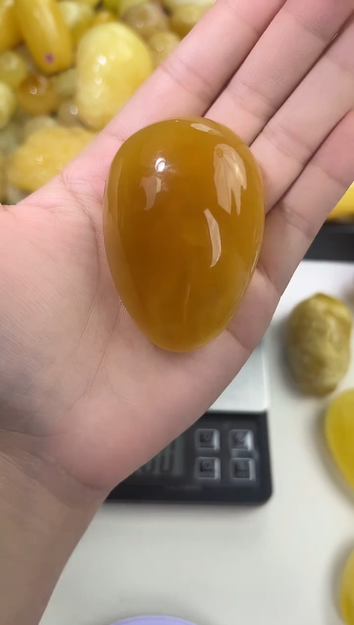 裸石琥珀未镶嵌琥珀蜜蜡吊坠