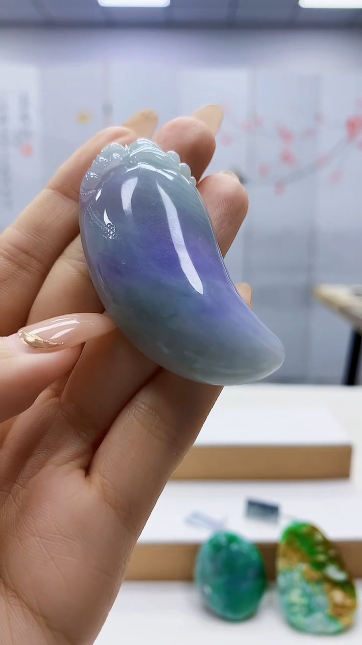 未镶嵌定制翡翠4688ty-毛货挂件63