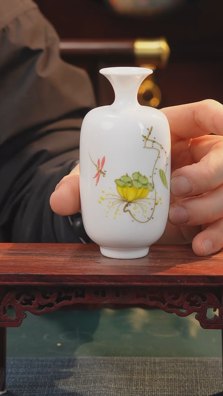 【闪购商品】摆件釉下彩纯手工纯手绘原创瓷器