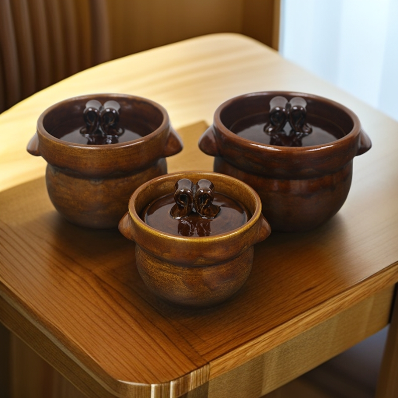 日本黑风窑原装进口手工全釉米饭锅干烧不裂家用耐高温砂锅炖汤锅