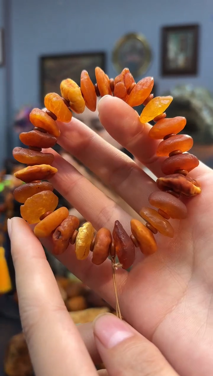 手串琥珀未镶嵌手串
