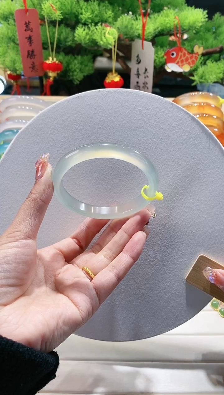 【闪购商品】玛瑙/玉髓手镯未镶嵌28-61.5