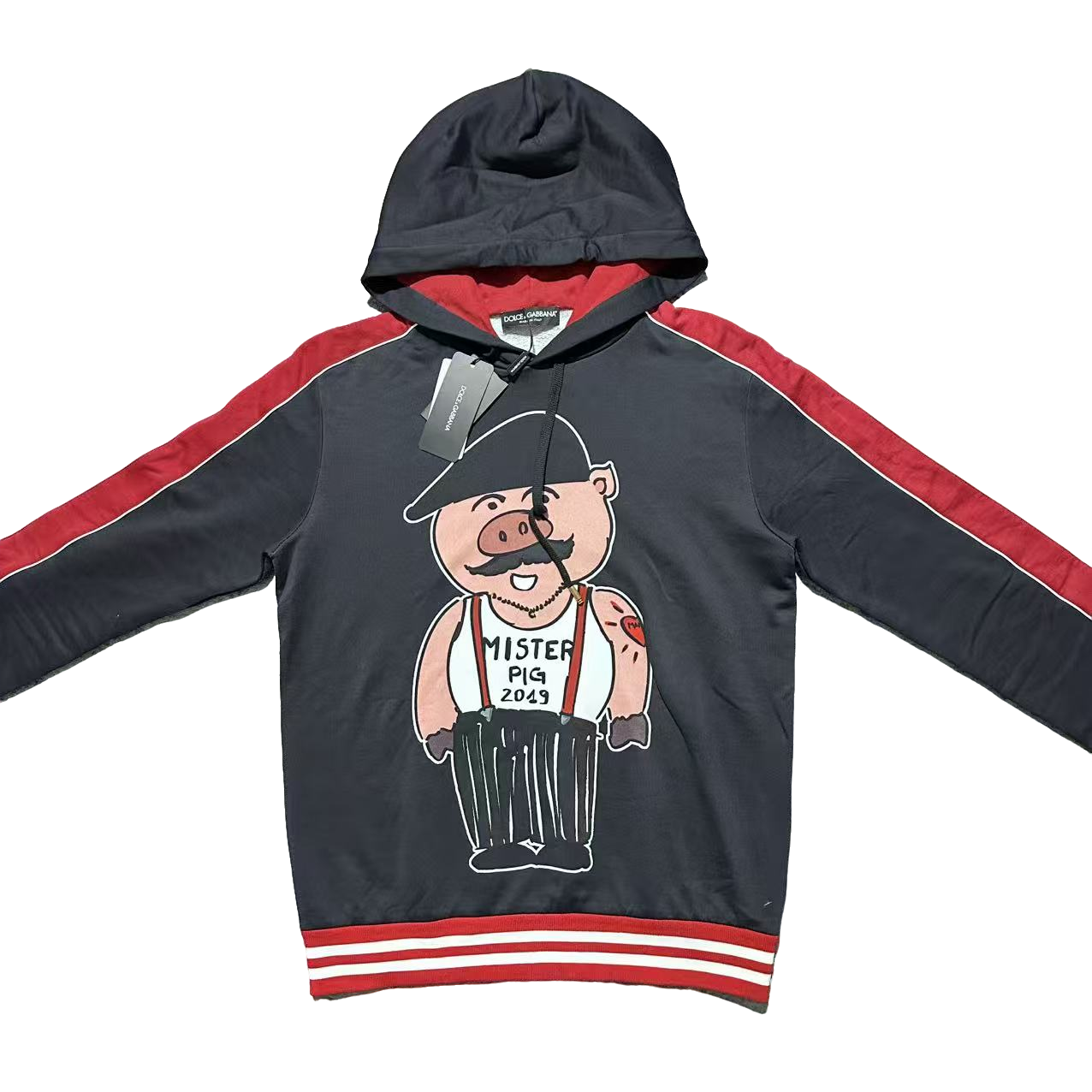 DOLCE&GABBANA杜嘉班纳DG小猪ogo卫衣35221鉴真新款