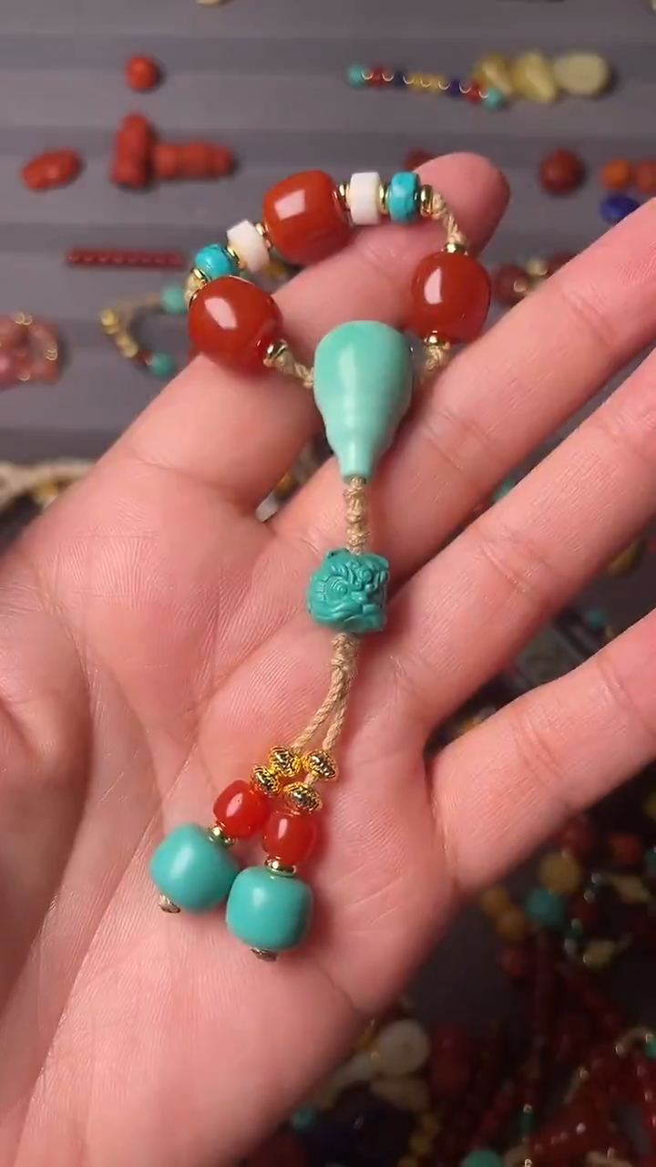 未镶嵌配饰玛瑙/玉髓8-11绿三通套