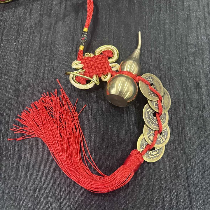 铜仿古五帝+葫芦挂件-595140