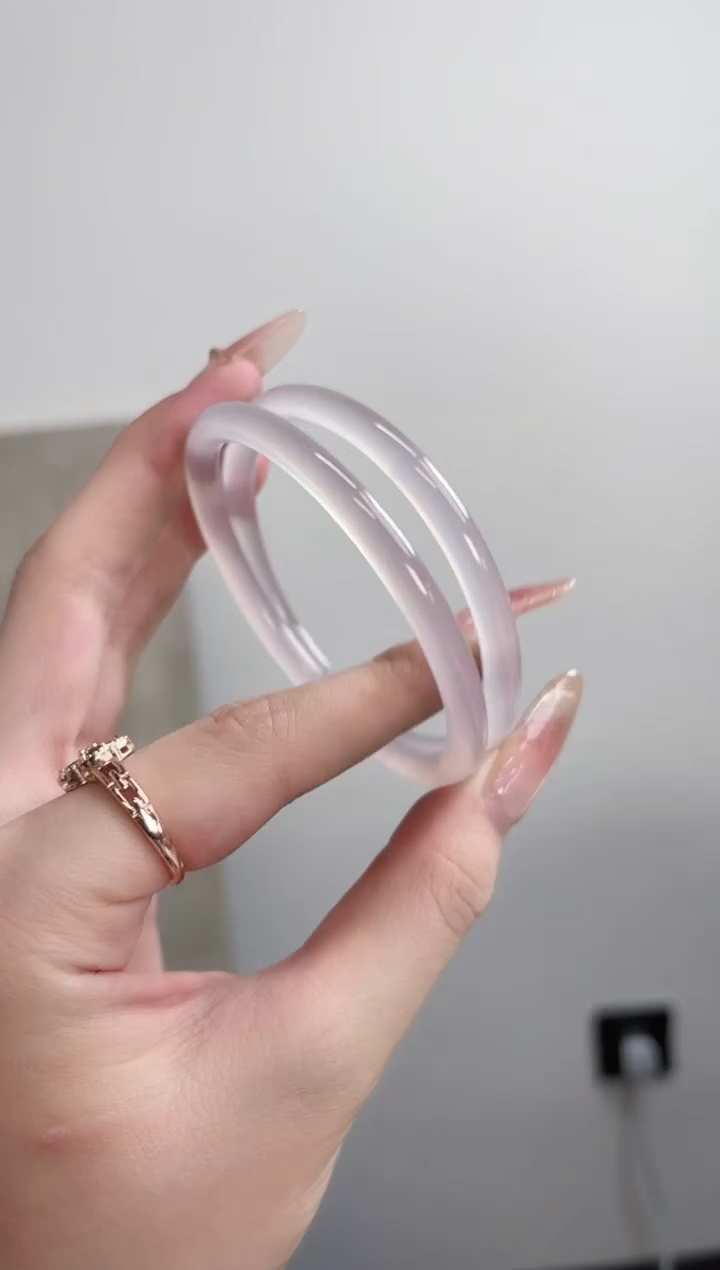 【闪购商品】玛瑙/玉髓手镯未镶嵌60圈一对发