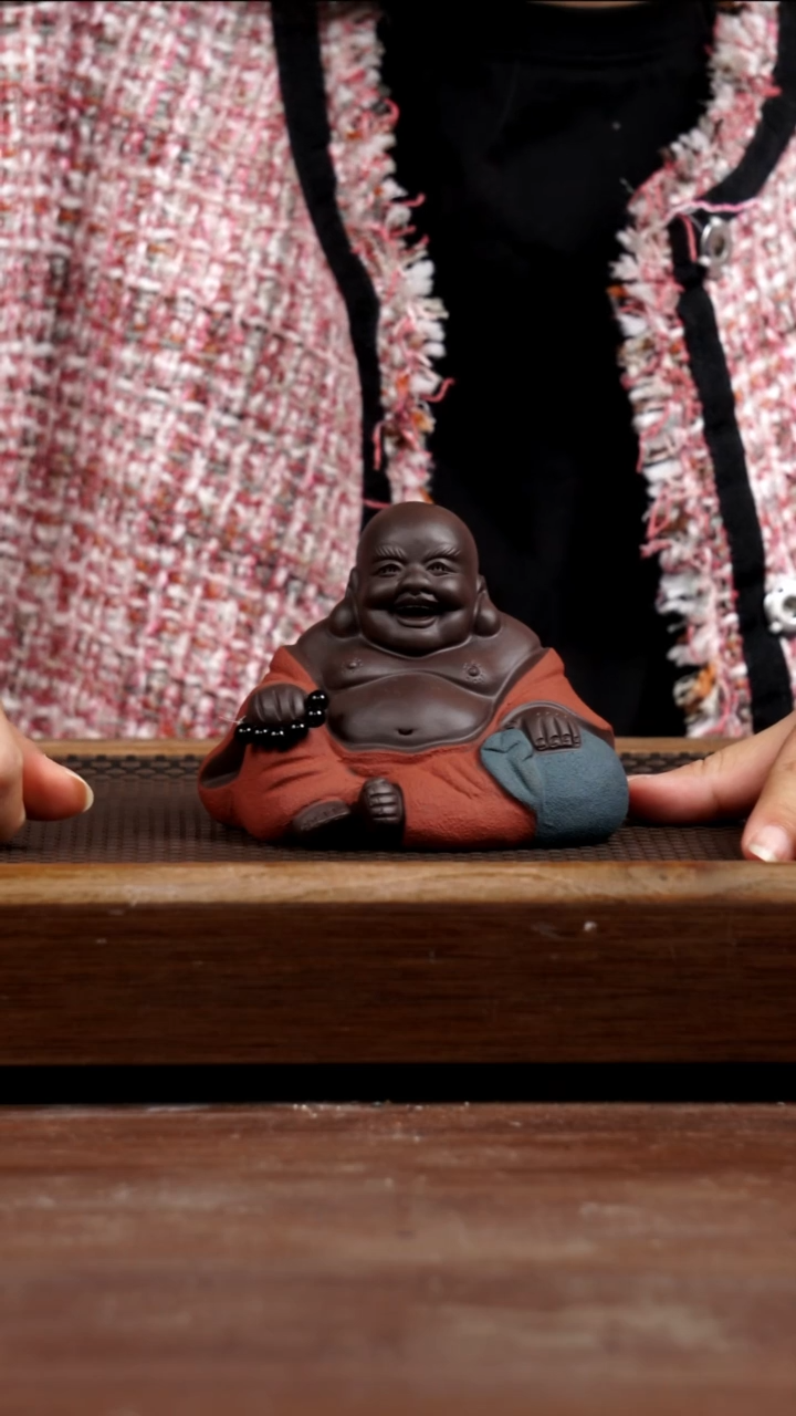 茶壶紫砂茶宠弥勒