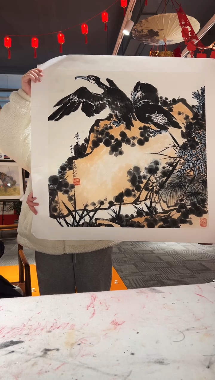 【闪购商品】绘画44花鸟  姜锐   4平尺