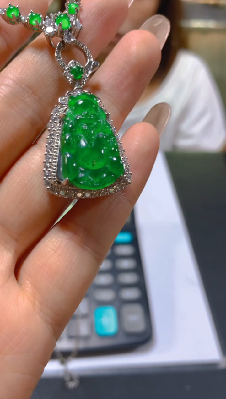 颈饰未镶嵌翡翠多样性发一