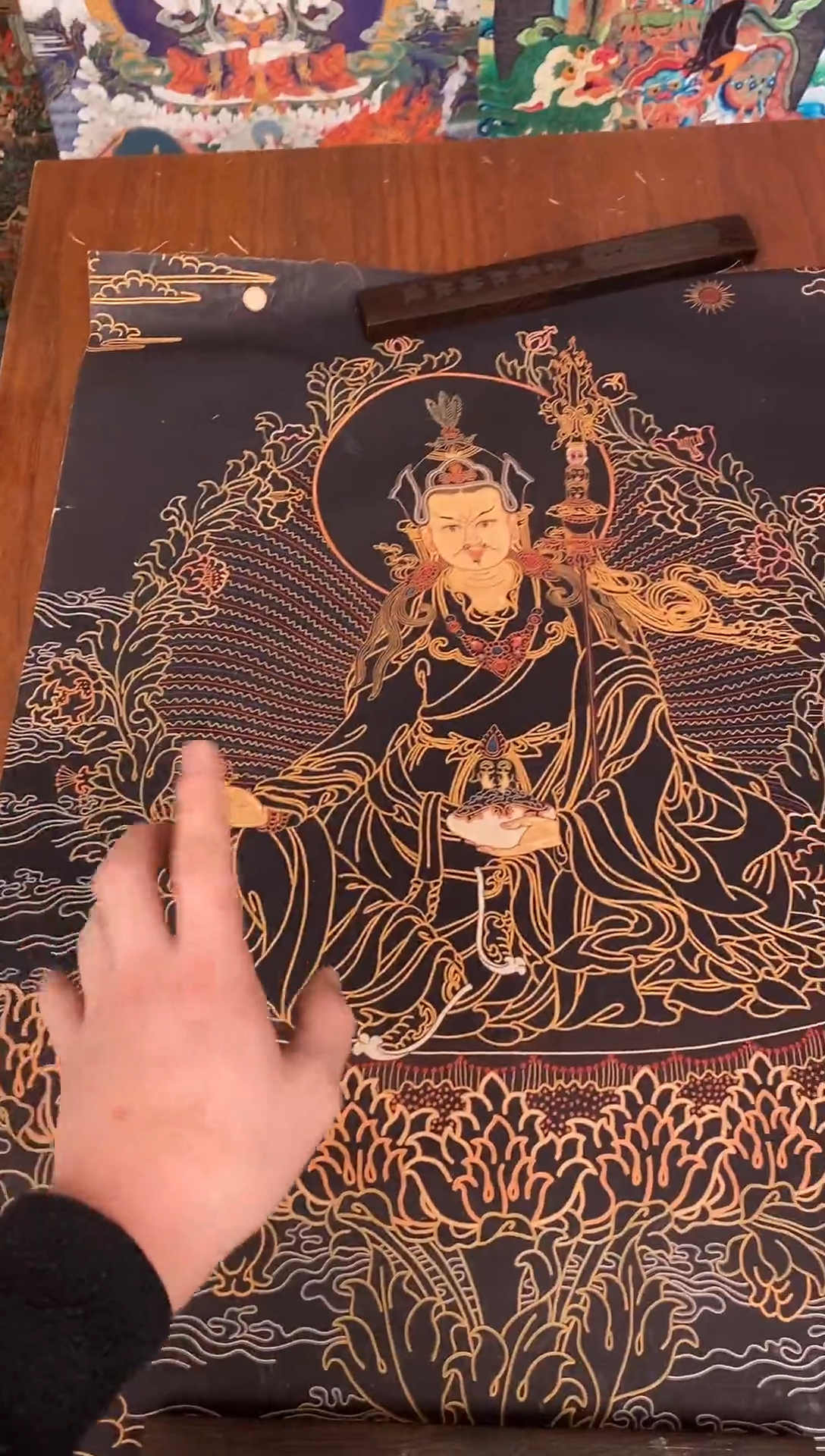 装裱画精美唐卡tk16072