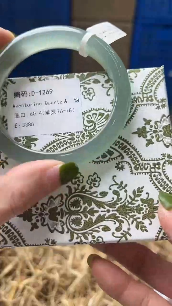 未镶嵌手镯石英质玉D1269