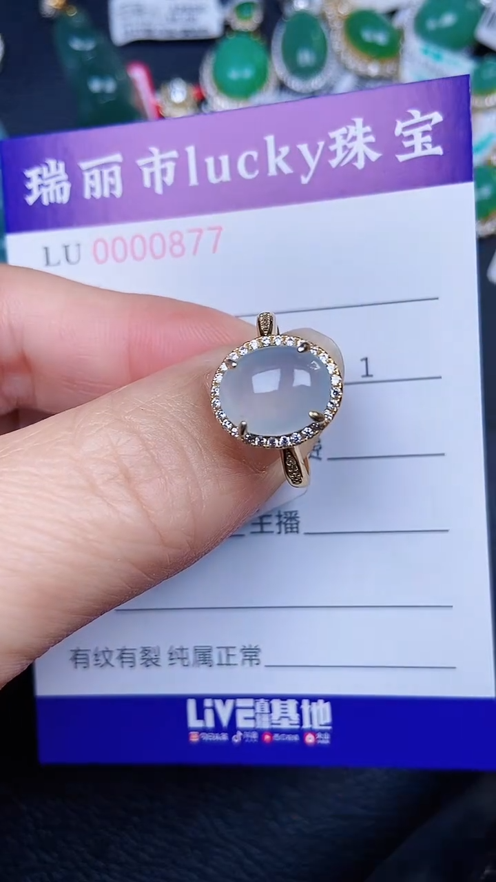 颈饰银S925镶嵌翡翠0877