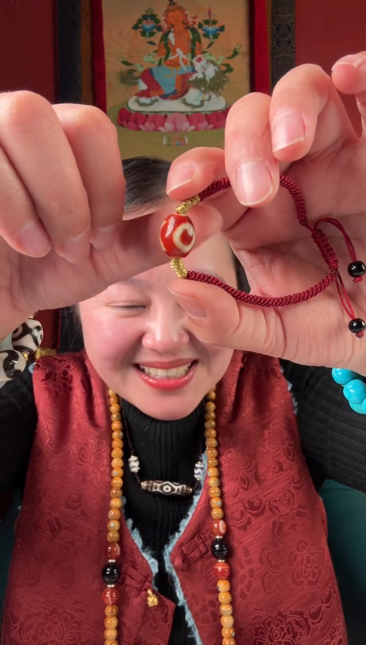 无非金属藏地红古珠