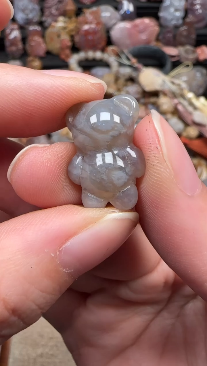 颈饰未镶嵌硅化珊瑚（珊瑚玉）545