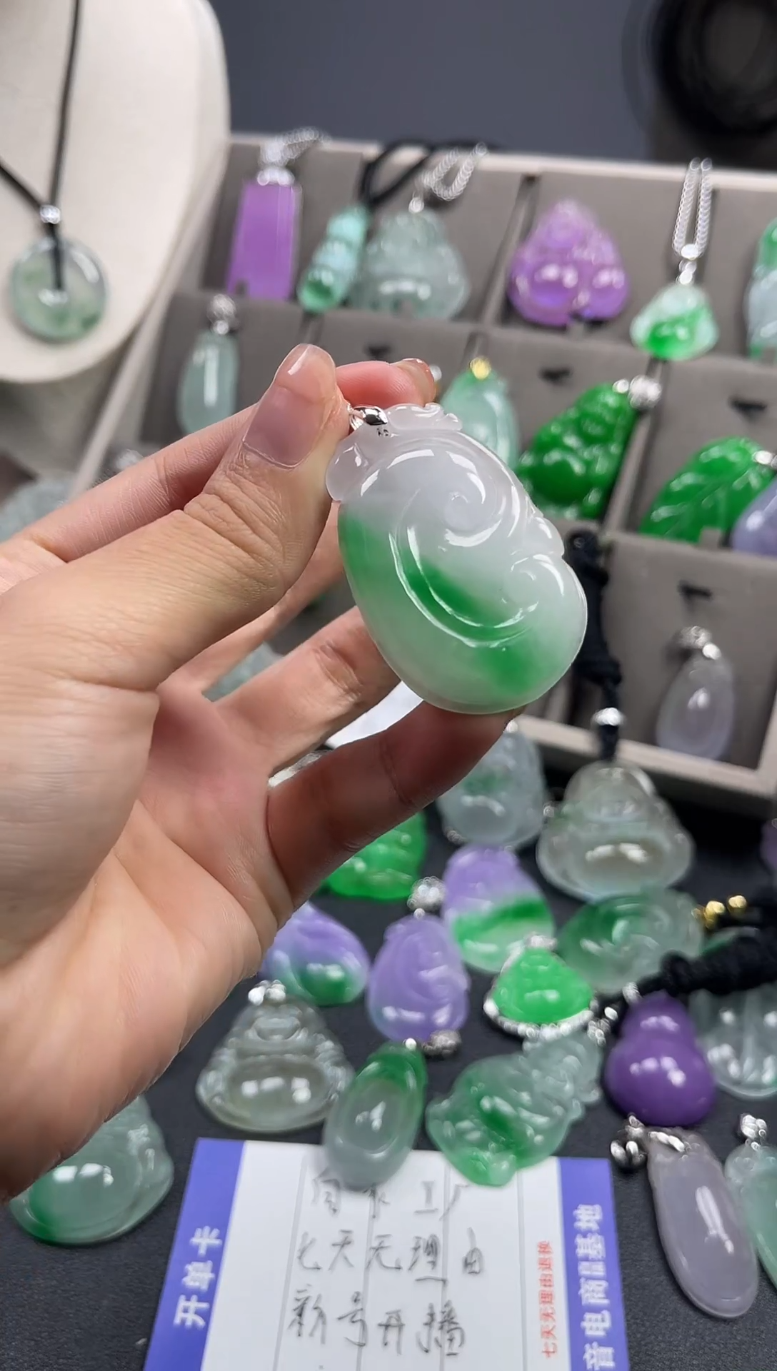 颈饰未镶嵌翡翠  所见即所得 一图一物