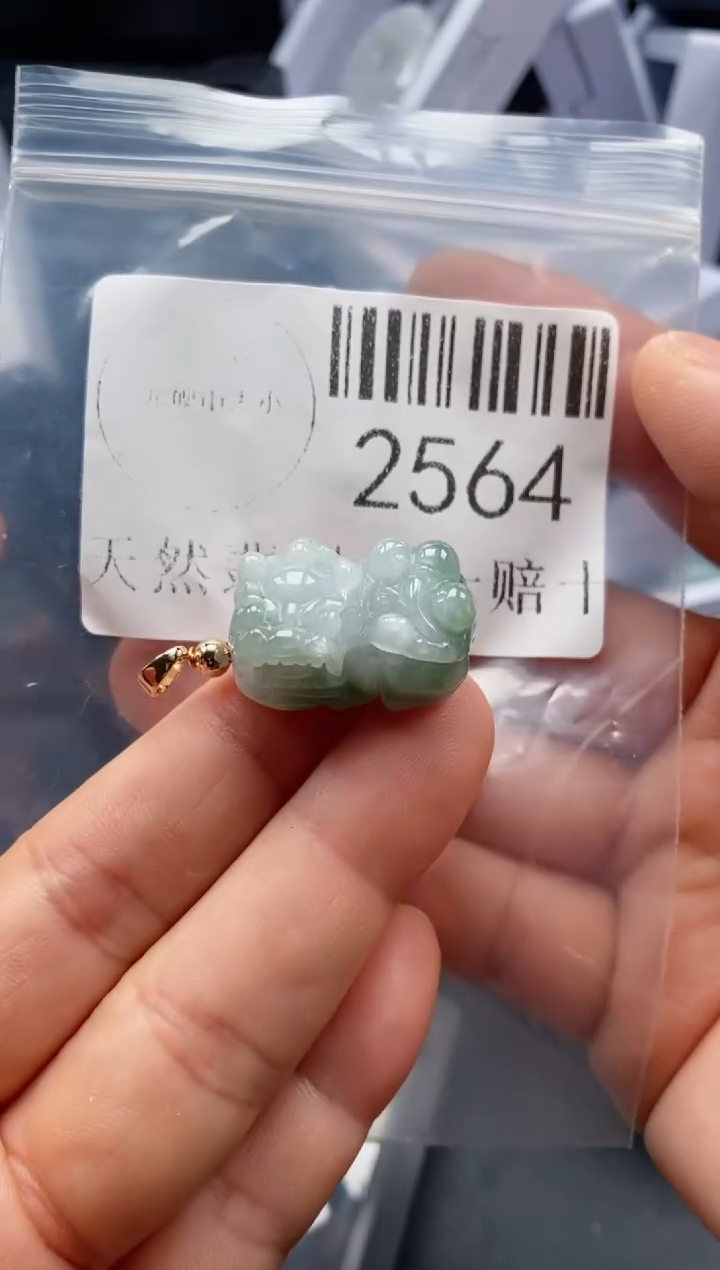 翡翠未镶嵌吊坠(不含链)2564