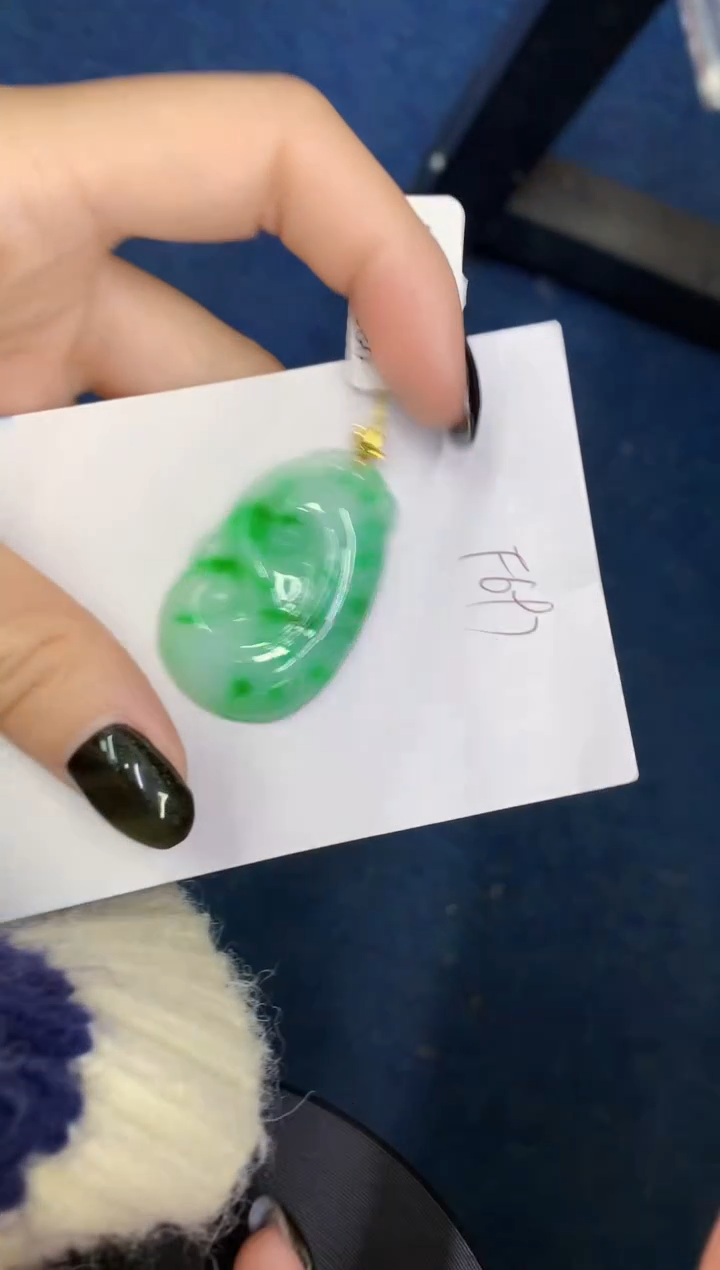 【闪购商品】翡翠颈饰18K金镶嵌000000000