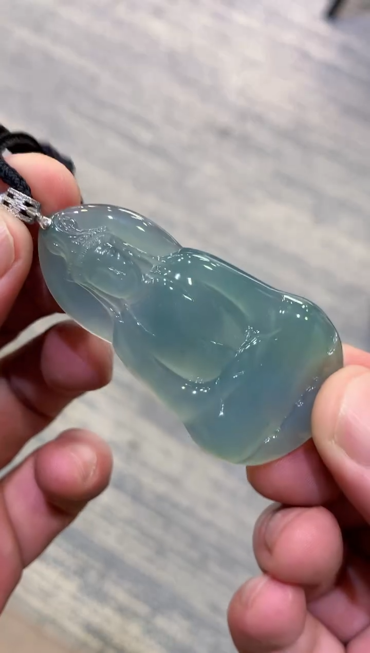 颈饰未镶嵌翡翠天然A货翡翠