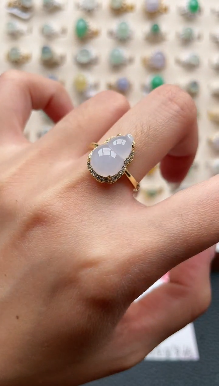 【闪购商品】翡翠戒指银S925镶嵌1111