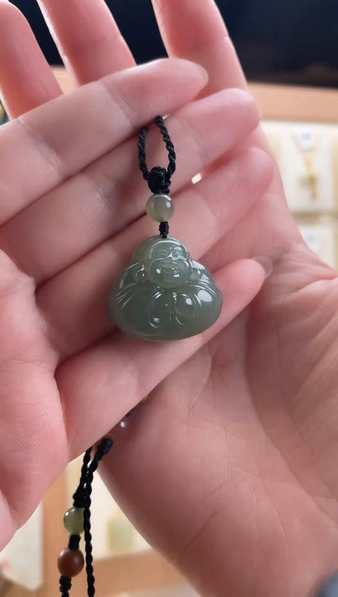 【闪购商品】和田玉颈饰未镶嵌抱抱佛