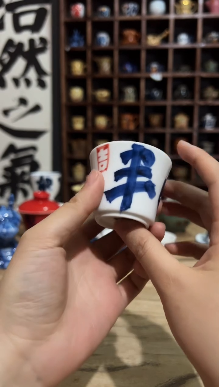 【闪购商品】观云听雨原创手绘茶具