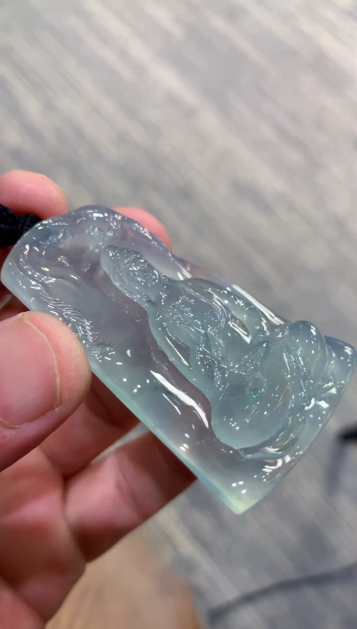 颈饰未镶嵌翡翠天然A货翡翠