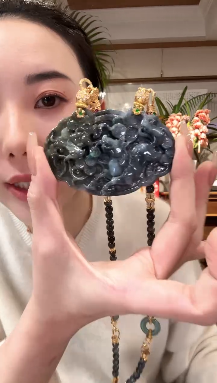 【闪购商品】翡翠颈饰未镶嵌国风