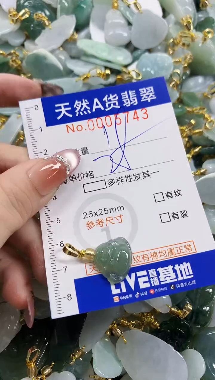 颈饰未镶嵌翡翠天然A货翡翠