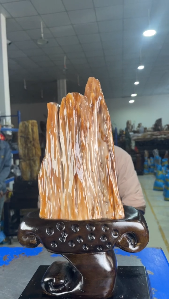 【闪购商品】硅化玉摆件未镶嵌27