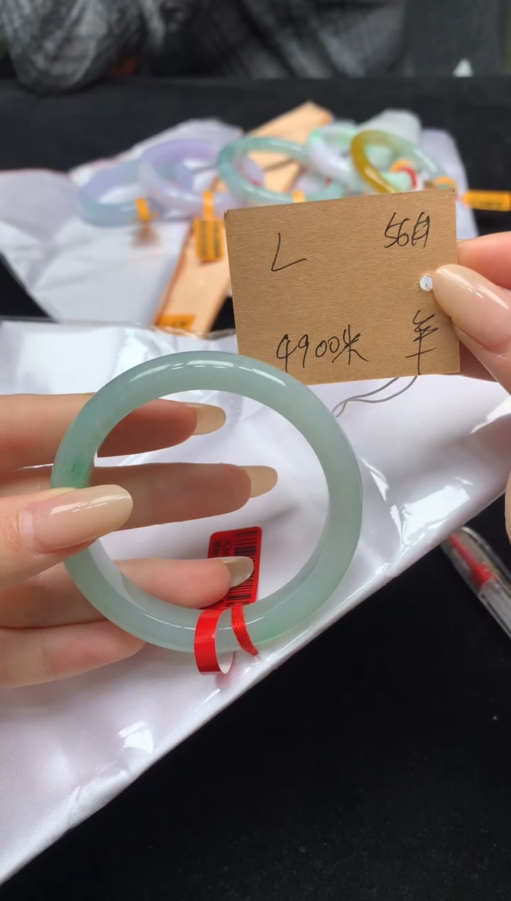 未镶嵌手镯翡翠L*天然A货翡翠