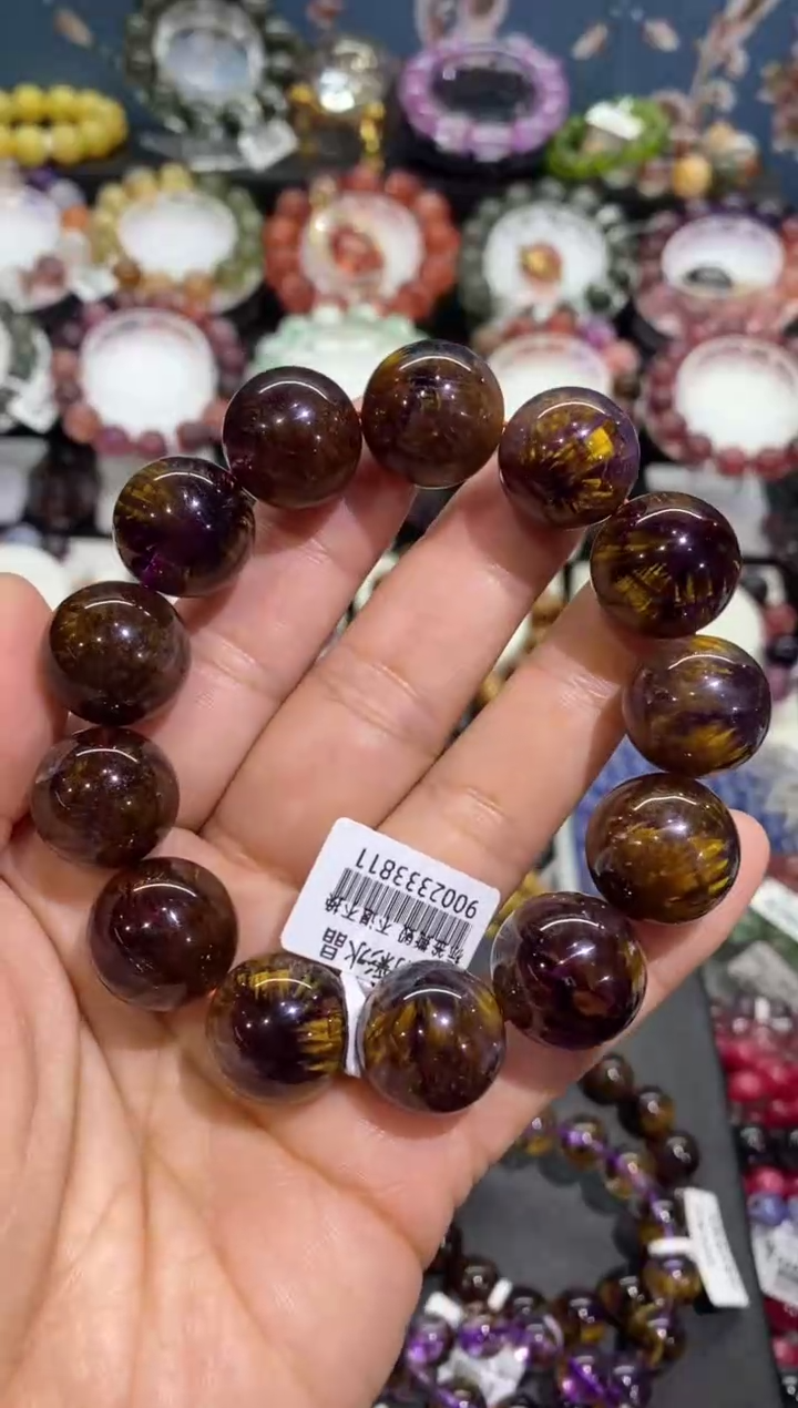 【闪购商品】水晶手串未镶嵌紫钛天眼16+