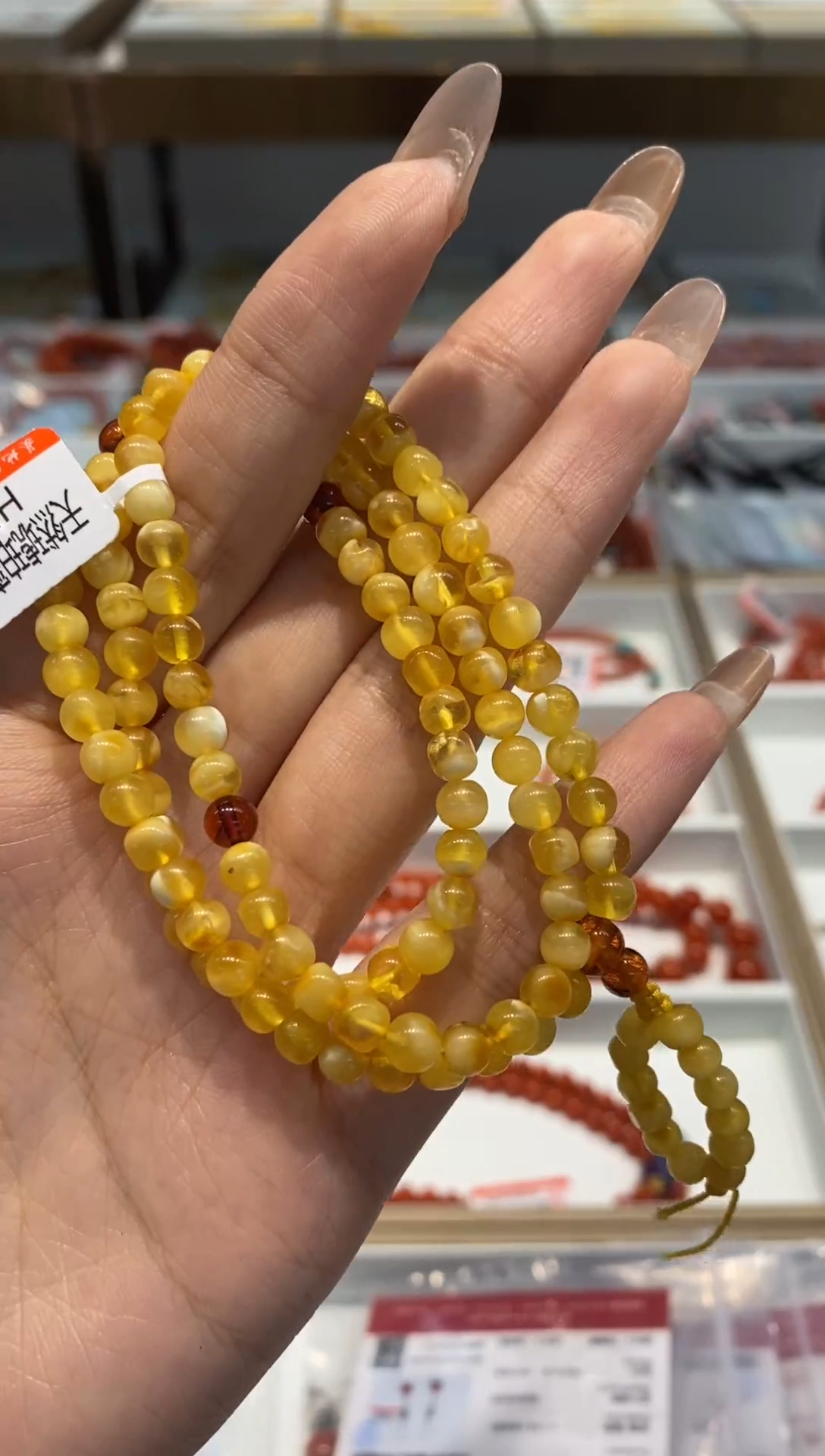 【闪购商品】琥珀项链未镶嵌项链